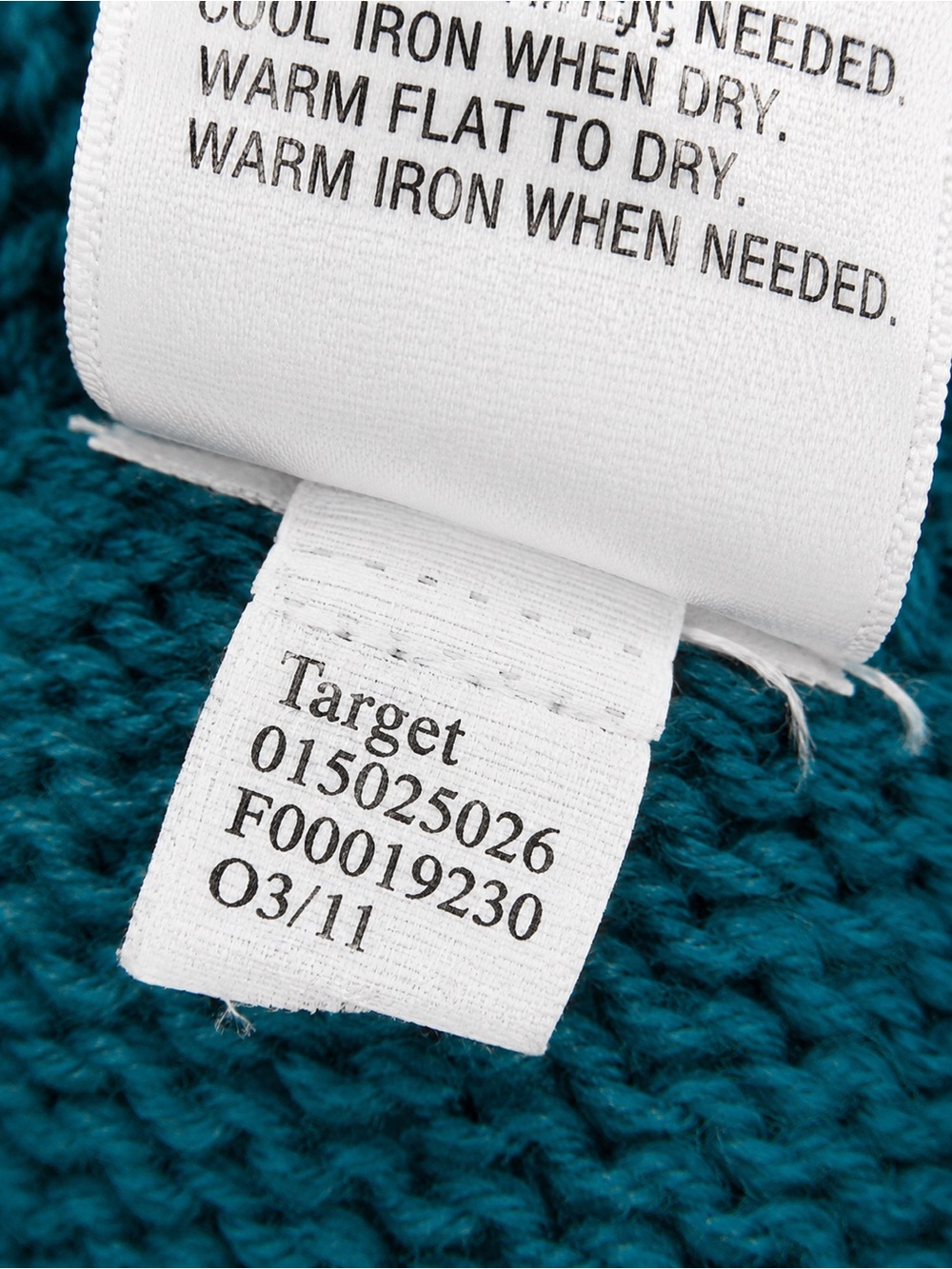 Merona Teal Chunky Knit Funnel Neck Tunic Cardigan Sweater Size M - Picture 7 of 7
